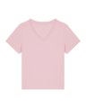 Dames T-shirt StellaStanley Isla V-hals Cotton Pink